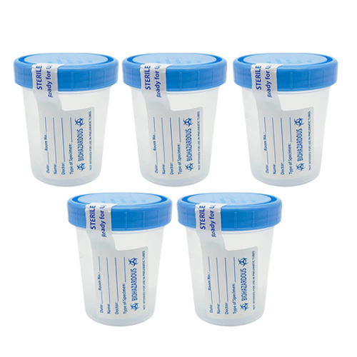 Sterile Specimen Containers with Lids